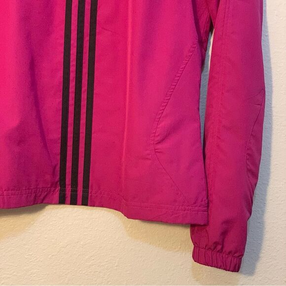 Adidas Women's Pink Jacket Full zip Pockets. - Picture 5 of 15